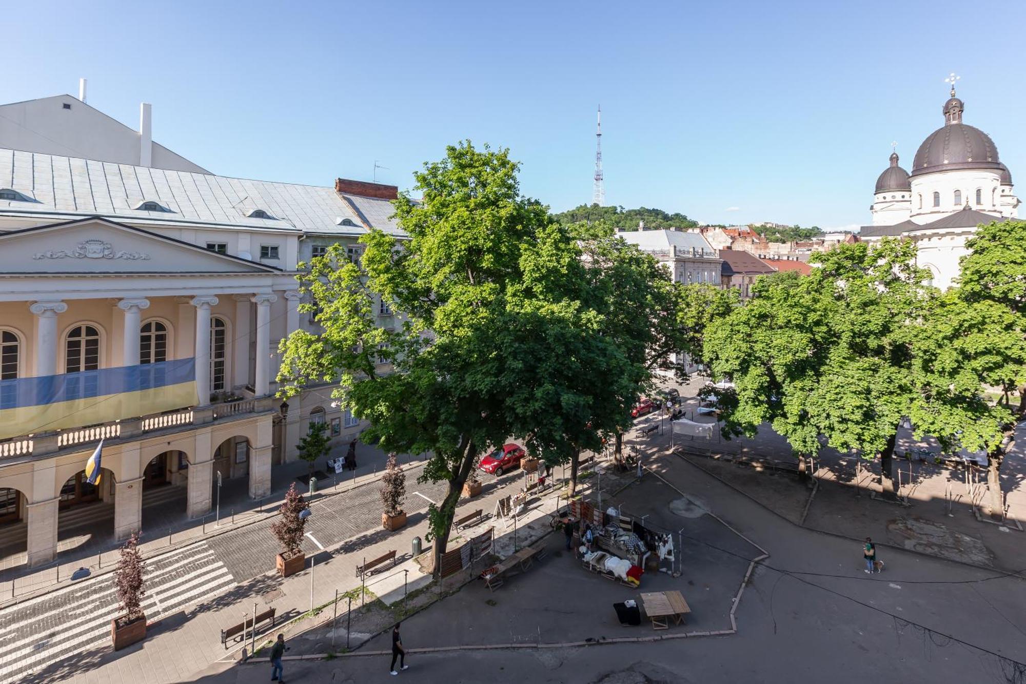 Квартира Віп В Центрі На Вулиці Проспект Свободи 22 Біля Оперного Театру Біля Вернісажу Lemberg Exterior foto